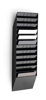 Durable Flexiboxx 12 A4 Landscape Literature Tray - Black - 1709781060 - Image 8