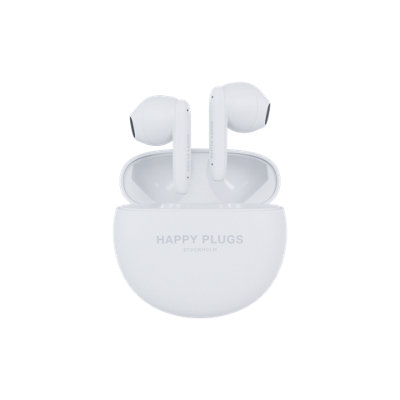 AVF Happy Plugs Joy Lite Wireless EarphonesWhite from B&Q