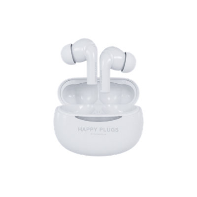 AVF Happy Plugs Joy Pro Wireless EarphonesWhite from B&Q