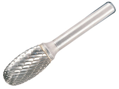 Dormer P8096.3x3.0 Solid Carbide Rotary Bright Burr Oval 6.3 X 3Mm Dor809633