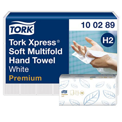 Tork Xpress Soft Multifold Hand Towel White - 2Ply - 100289 - 21 x 150 Sheets - Image 4