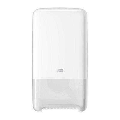 B&Q -  Twin Mid-Size Toilet Paper Roll Wall Mounted Dispenser White T6High CapacityElevation Range557500