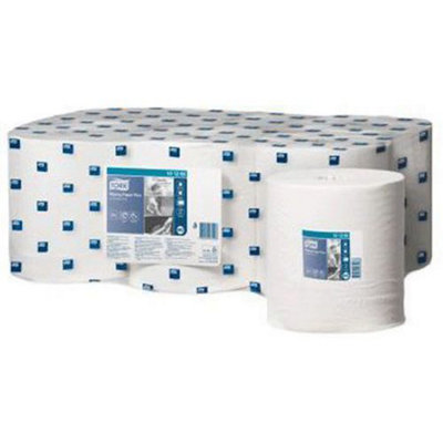 Tork  Centrefeed Wiper Dispenser Refill White (6 Pack) - Image 4