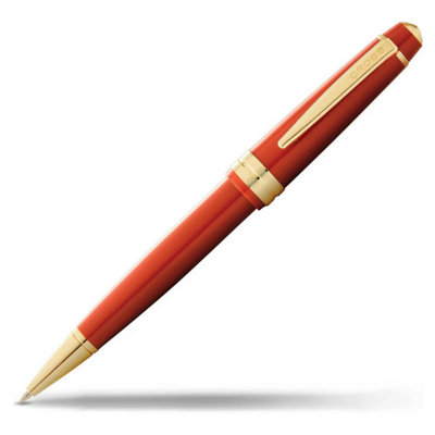 Accessotech Cross Amber And Gold Fine Nib Ballpoint Pen Limited Edition Lightweight Luxury Writing Instrument from B&Q