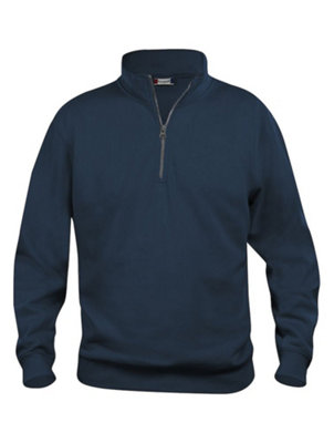 Clique Basic Half-Zip Sweater Navy Large