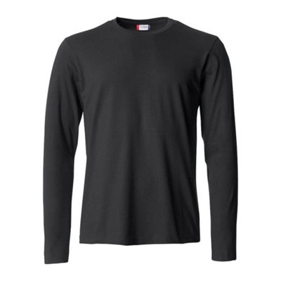 Clique Basic T-Shirt Long Sleeve Xs Black