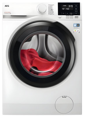 AEG LFR71864B Washing Machine 8kg 1600rpm in White - Image 3