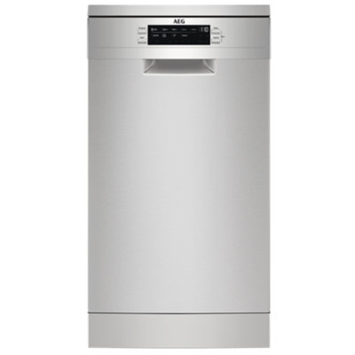 Aeg Ffb73527ZmStainless Steel Freestanding DishwasherD Energy from B&Q