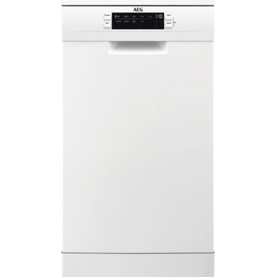 Aeg Ffb62417ZwWhite Freestanding DishwasherE Energy from B&Q