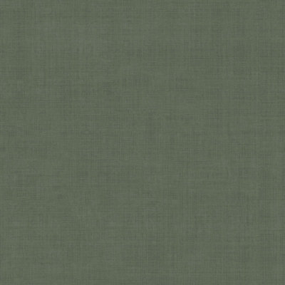 B&Q -  Ester Green Paron Plain Texture Wallpaper
