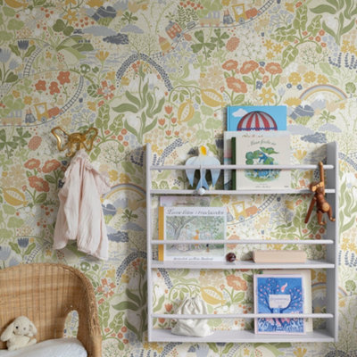 Galerie Resan Beige Taget Train Journey Mural from B&Q