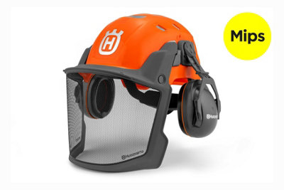 Husqvarna Forest Helmet Technical Mips Orange/high Vis from B&Q