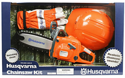Husqvarna 440 Toy Chainsaw Kit Battery Powered