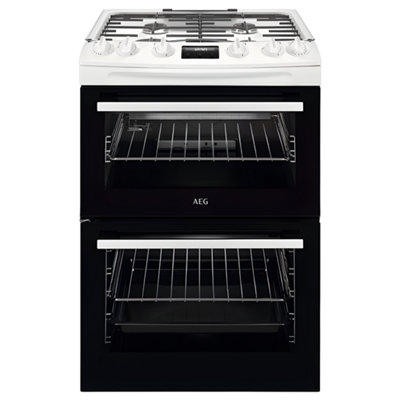 Aeg White Cooker With Gas Hob Cgx6130acw - Image 3
