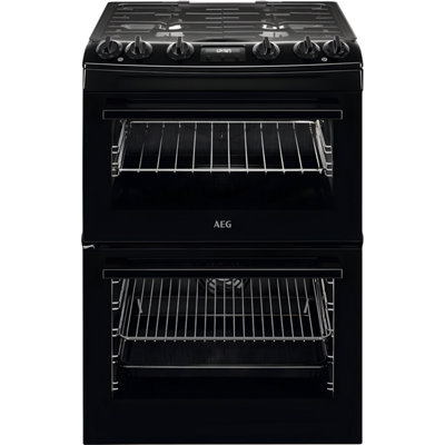 Aeg Ckx6540AcbBlack Dual Fuel Cooker77/39L CapacityA Energy Rating from B&Q