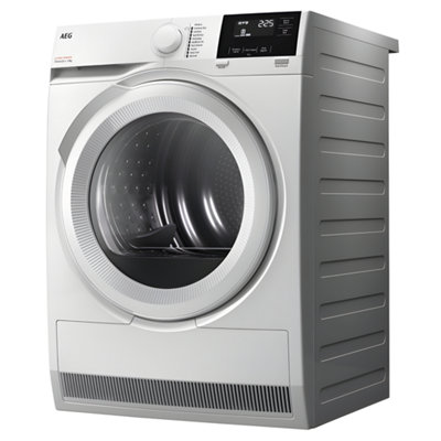Aeg Tr718L2BWhite 8Kg Heat Pump Tumble DryerA++ Energy from B&Q