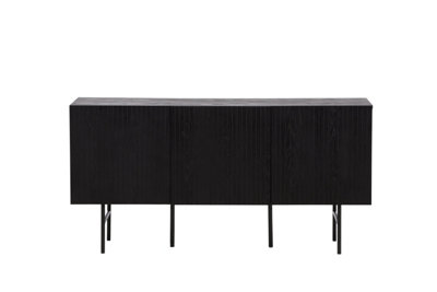 Bjorn Low Cabinet StorageBlack Cabinet42 X 75 X 150 from B&Q
