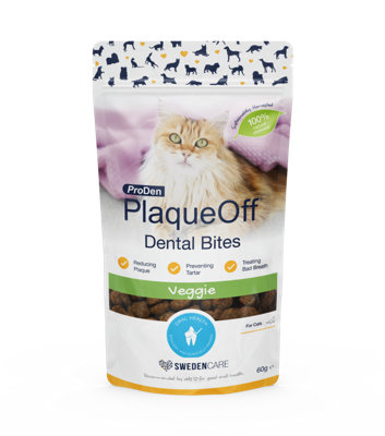 B&Q Proden Plaqueoff Dental Bites Cat (60G)