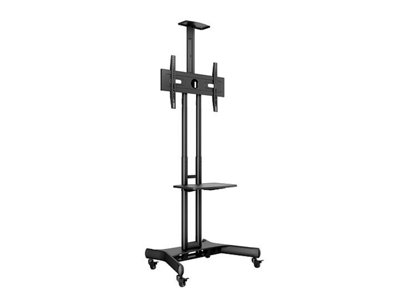 AVF Multibrackets M Public Floorstand Basic 150 With Shelf & Camera HolderFor Tvs 32-60"- Black from B&Q