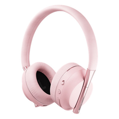 AVF Happy Plugs Play HeadphonesPink Gold from B&Q