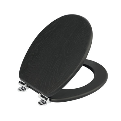 Sinobath Elegant Mdf Toilet Seat With Soft Close Mechanism from B&Q