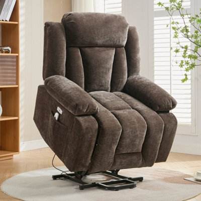 Abrihome Electric Power Lift Recliner Chair Sofa With Massage And Heat For ElderlyMotion Reclining Sofa With Storage Pocket from B&Q