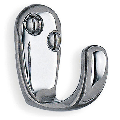 BeslagsbodenSingle Hook In Polished ChromeHeight 38 mm from B&Q