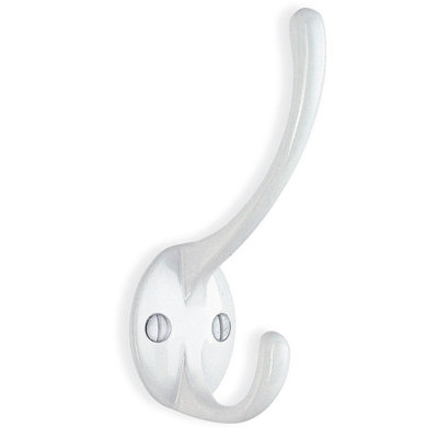 BeslagsbodenHat And Coat Hook In White LacquerHeight 110 mm from B&Q