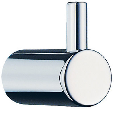 B&Q - BeslagsbodenSingle Hook In Chrome Stainless Steel