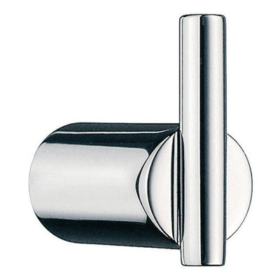 B&Q - BeslagsbodenSingle Hook In Chrome Stainless Steel