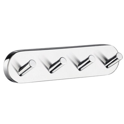 Smedbo Towel Hooks Wall Mounted Storage Non-Rust Brass Core B&Q