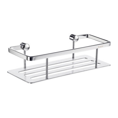 Smedbo Shower Basket Wall Mounted Soap Caddy Non-Rust Storage Shelf from B&Q