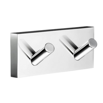B&Q -  Towel Hooks Wall Mounted Storage Non-Rust Brass Core