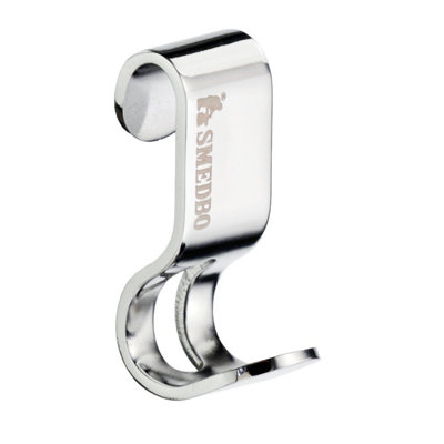B&Q -  Chromed Steel Razor Holder Hook For Shower Soap Baskets