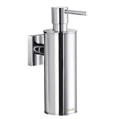 Smedbo Wall Mounted 150Ml Soap Dispenser With Square Back Plate from B&Q