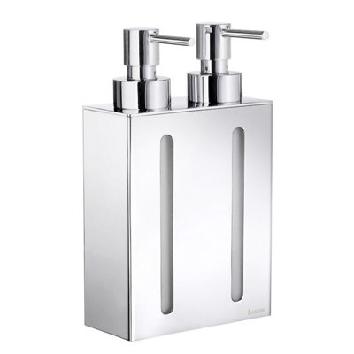 Smedbo Polished Chrome Wall Mounted 250Ml Pump Soap Dispenser from B&Q