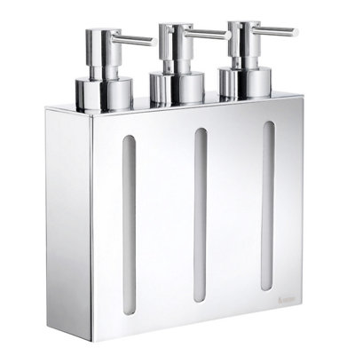 Smedbo Polished Chrome Wall Mounted 250Ml Pump Soap Dispenser from B&Q