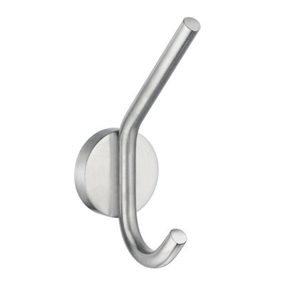B&Q -  Chrome Bath Robe Hook Wall Mounted Bathroom Storage