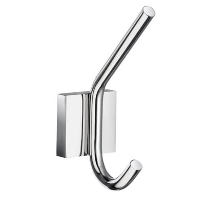 B&Q -  Chrome Bath Robe Hook Wall Mounted Bathroom Storage