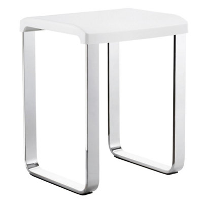 Smedbo Bathroom Shower Chair With Chrome Aluminium Frame from B&Q