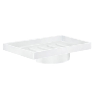 Smedbo Porcelain Spare Replacement Rectangular Soap Dish Tray For Wall Mounted Soap Dish Holders from B&Q