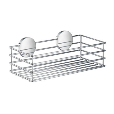 Beslagsboden - Shower Basket In Chromed Stainless Steel, Self-Adhesive B&Q