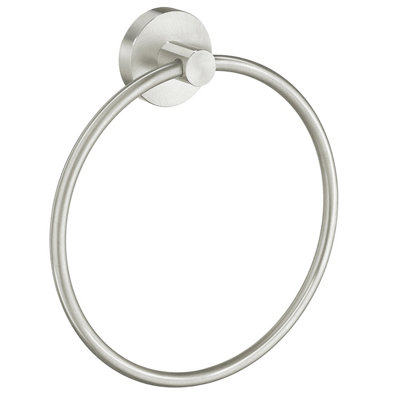Smedbo Towel Ring Wall Mounted Bathroom Storage Non Rust Brass