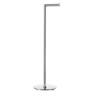 Smedbo Stainless Steel Freestanding Toilet Roll HolderRound Base from B&Q
