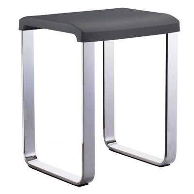 Smedbo Bathroom Shower Chair With Chrome Aluminium Frame from B&Q
