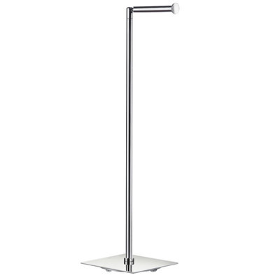 Smedbo Stainless Steel Freestanding Toilet Roll Holder -Square Base from B&Q