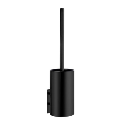 BeslagsbodenToilet Brush For WallmountBlackSelf-AdhesiveH 370 mm from B&Q