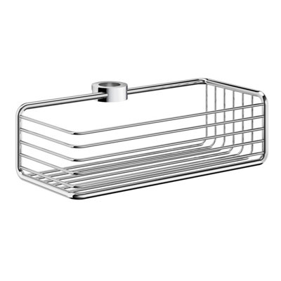 Smedbo Polished Chrome Shower Basket Soap Caddy For Riser Rail from B&Q