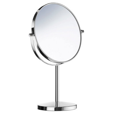 Beslagsboden Chromed Double Sideded Make Up Mirror 170X170mm Freestanding 7X Magnification Vanity Bathroom Mirror from B&Q