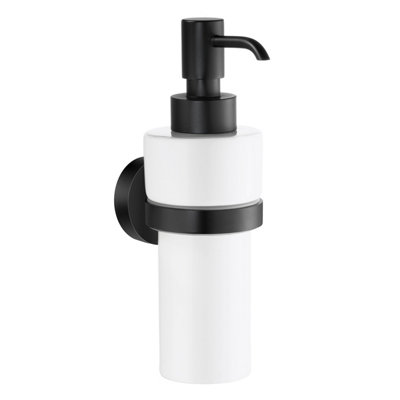 Smedbo Porcelain 200Ml Soap Dispenser With Round Wall Mount Holder from B&Q